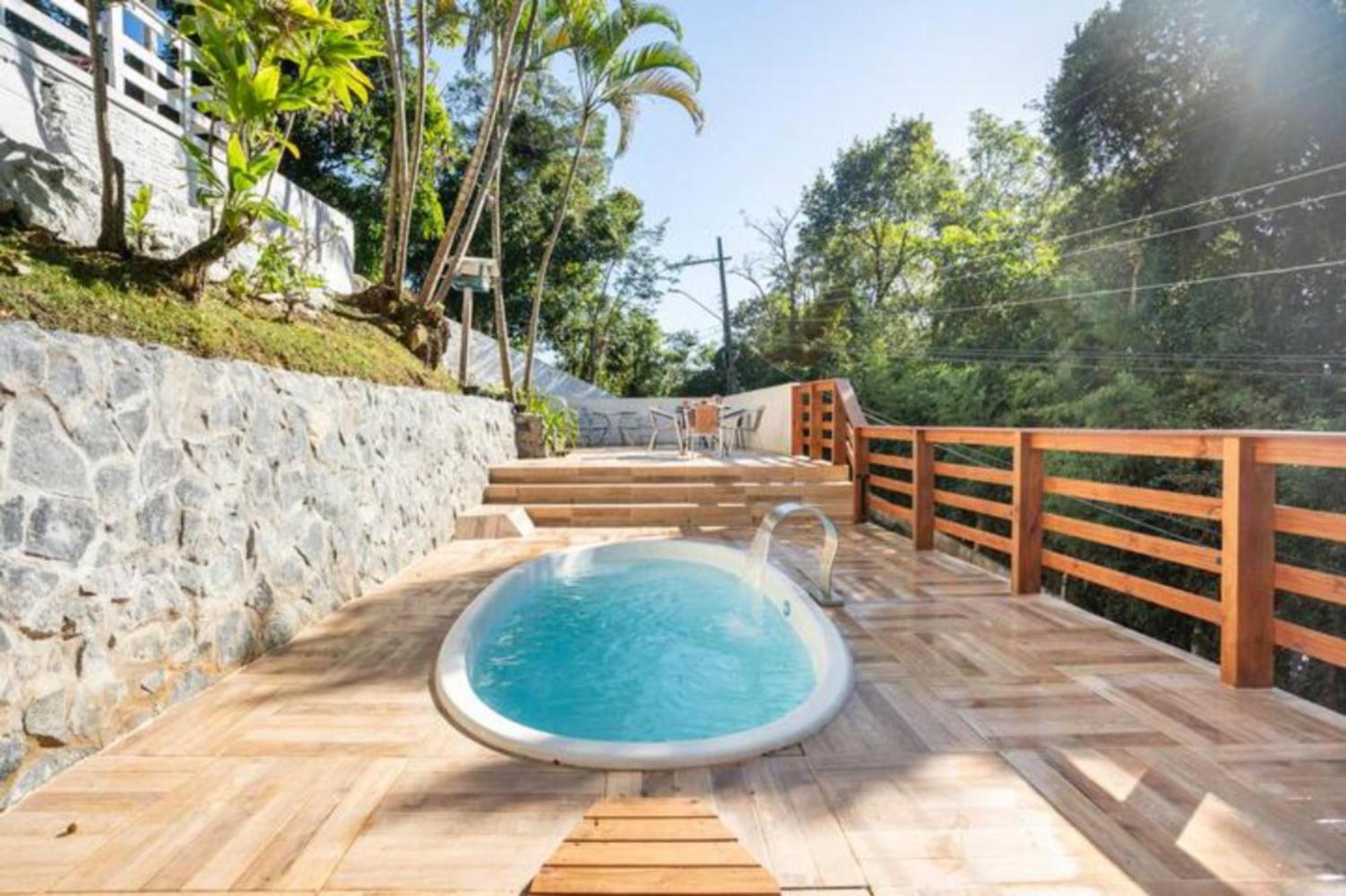 Gray House - Com Piscina Pertinho Do Mar! Villa Palhoca Luaran gambar