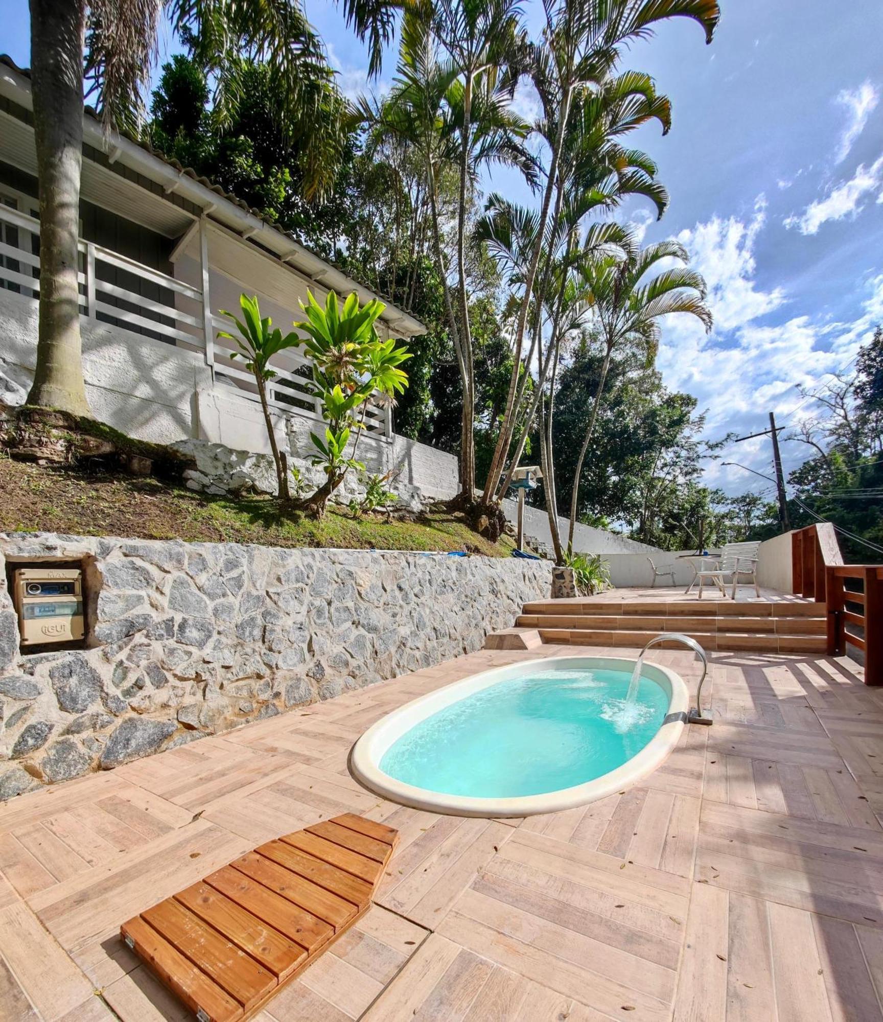 Gray House - Com Piscina Pertinho Do Mar! Villa Palhoca Luaran gambar